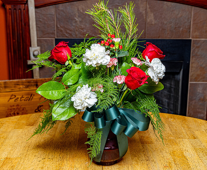 Large Christmas Vase Arrangement