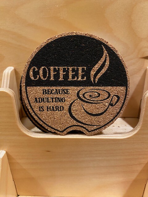 2 Adulting is Hard Coasters