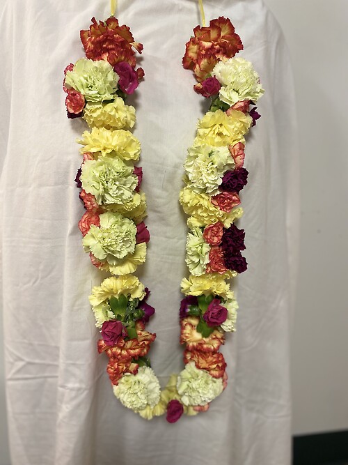 Multicolor Garland (Carnations and Mini Carnations)