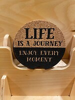 2 Life Is A Journey Coasters