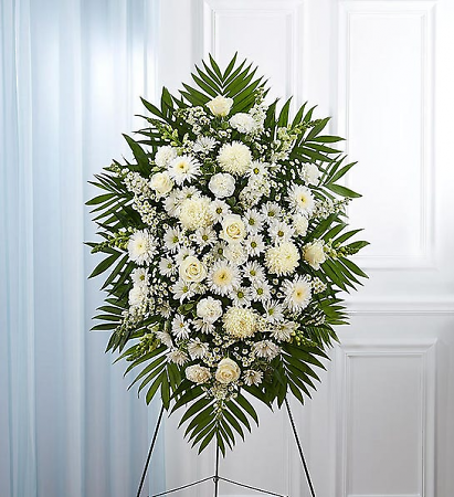 White Standing Spray